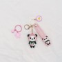 Porte-clés Panda créatif personnalisé, porte-clés en caoutchouc personnalisé comme cadeau