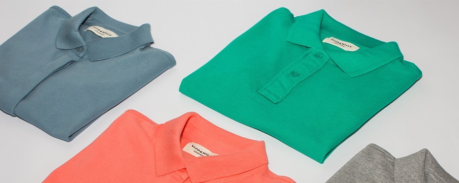 polos colorés imprimés logo d'entreprise comme uniforme de l'entreprise