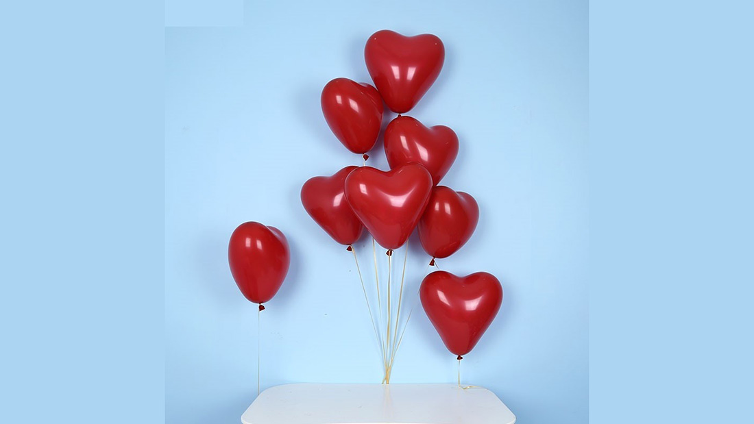 coeur personnalisé promotionnel où acheter des ballons coeur pour fournisseur de fête